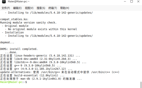 银河麒麟 V10 安装 RTL8852be 无线网卡驱动